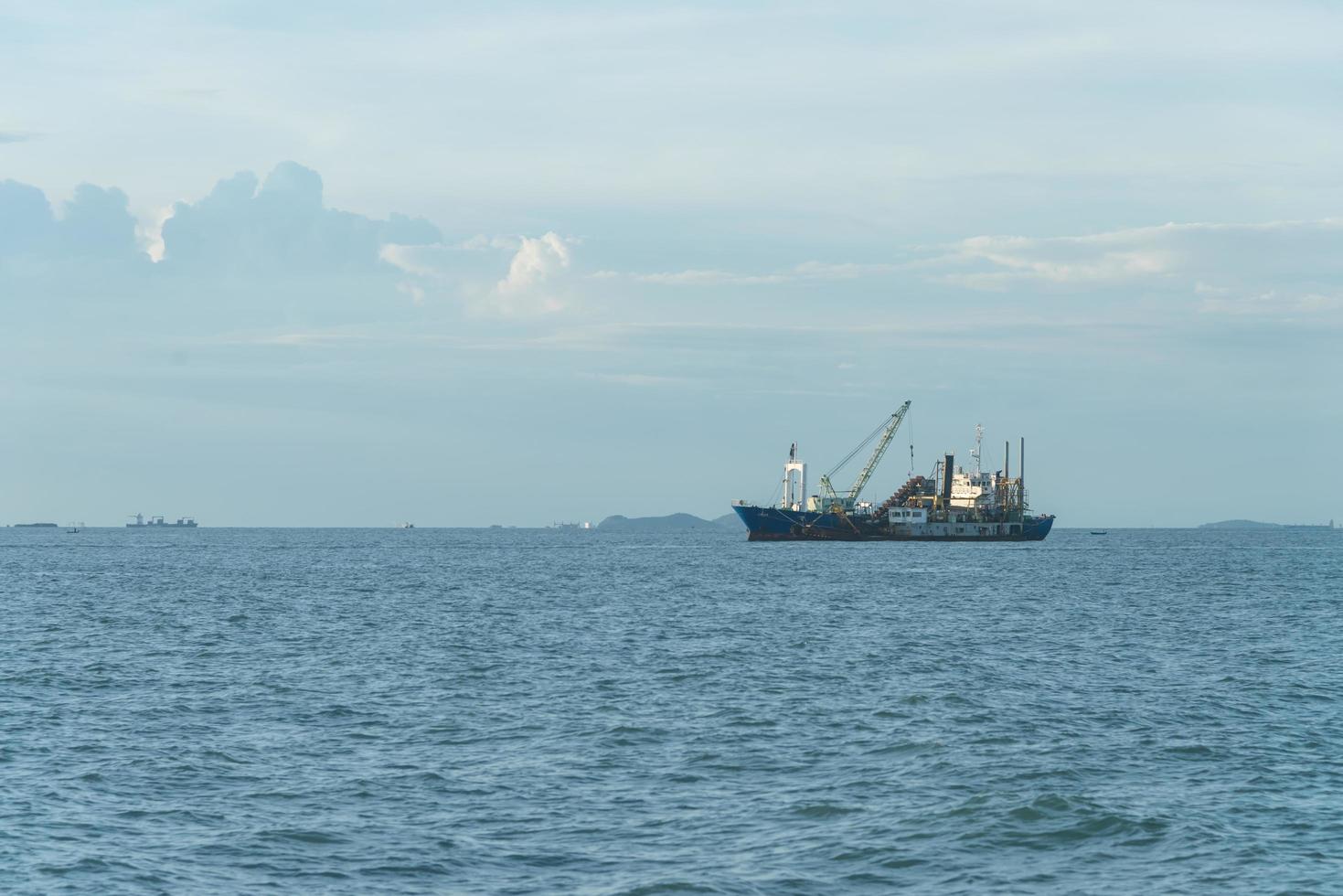 stock tanker ship pattaya thailad photo