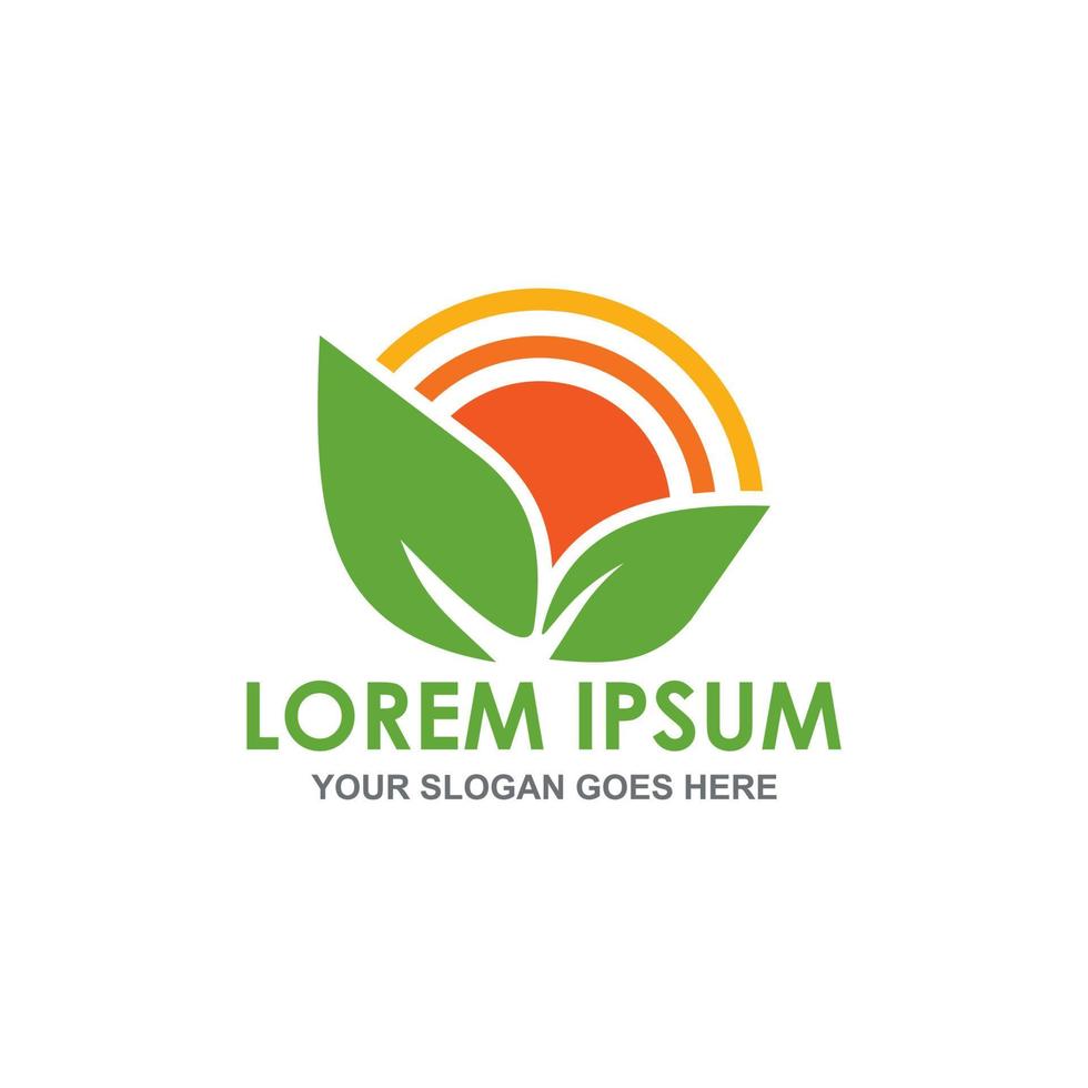 abstract organic logo vector image