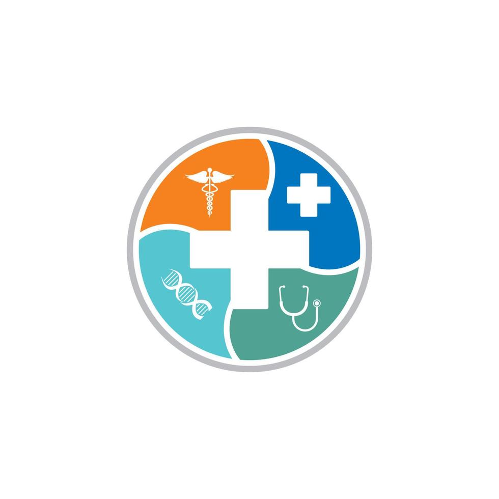 logotipo médico, logotipo de atención médica vector