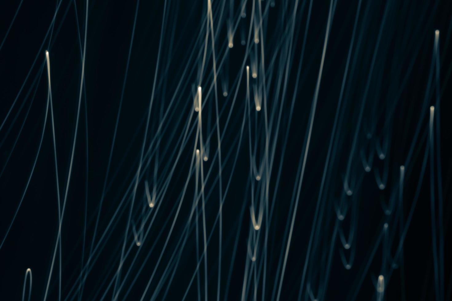 Horizontal navy blue abstract digital banner with light lines. photo