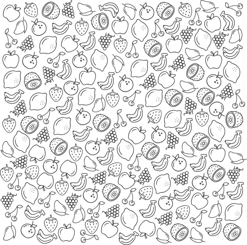 Fruit Background Pattern vector
