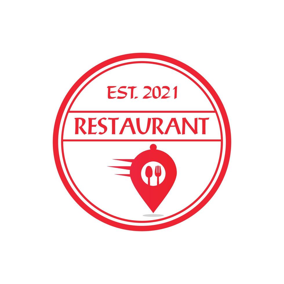 delivery logo , restaurant logo vector