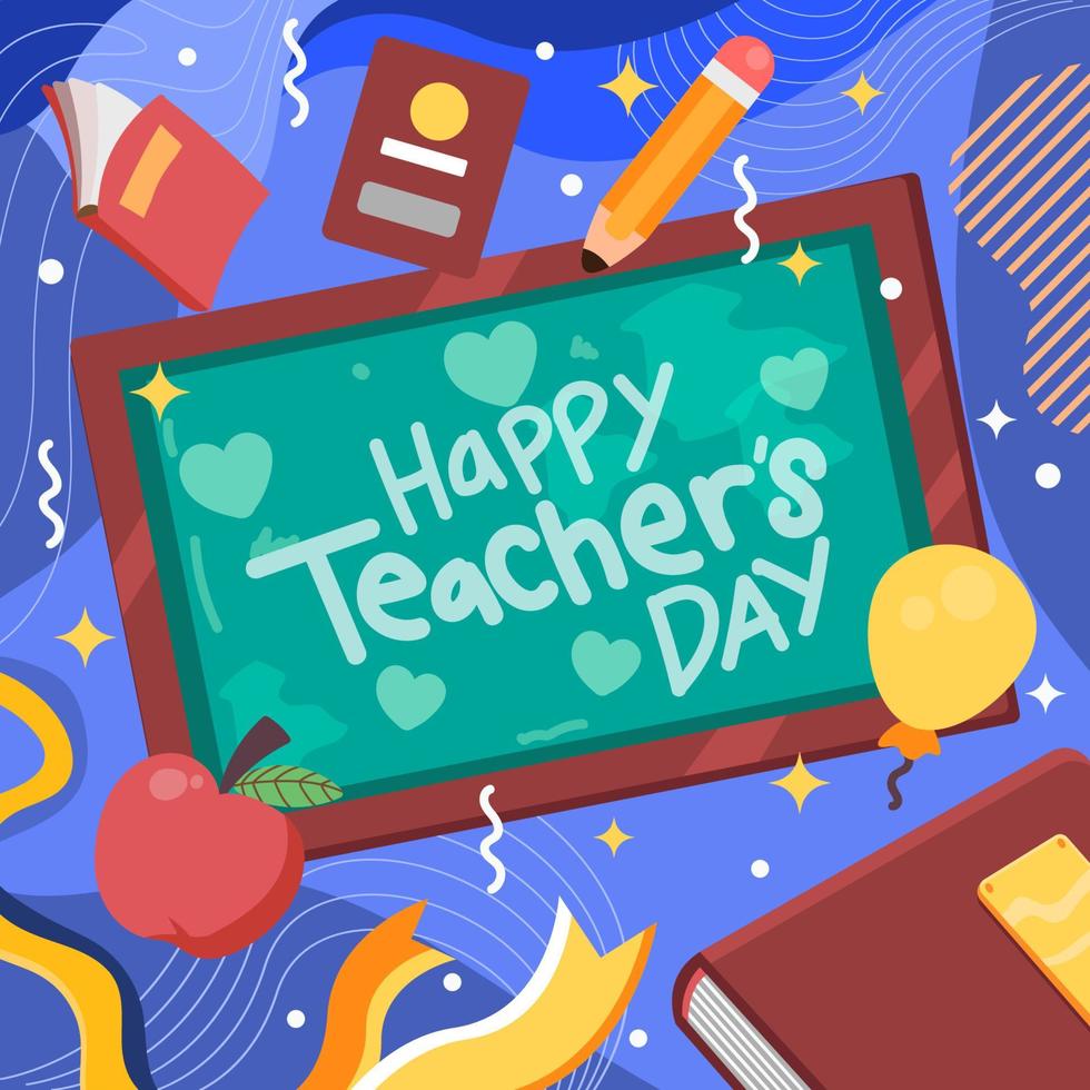 Teacher Day Appreciate vector