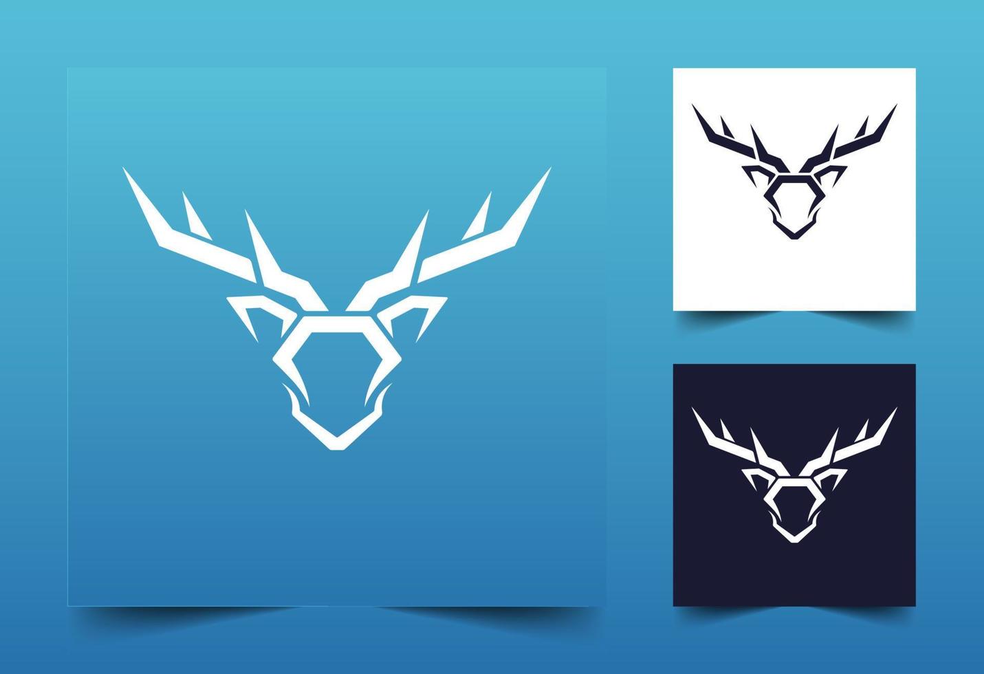 simple modern deer logo 5357904 Vector Art at Vecteezy