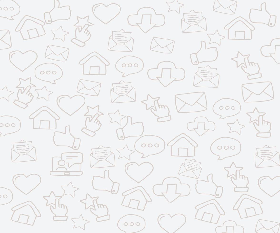 Background with letter pattern, envelope, email vector