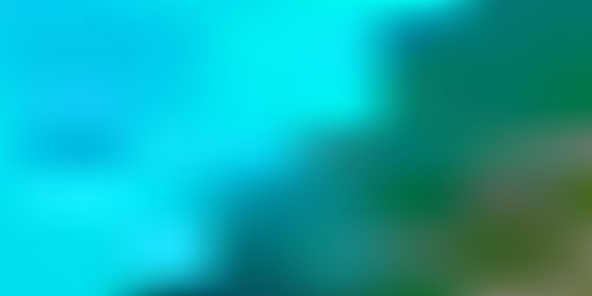 Light blue, green vector gradient blur template.