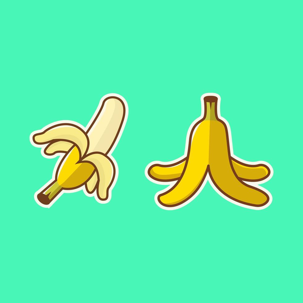 Banana fruit vector illustration, banana vector, banana illustration ...