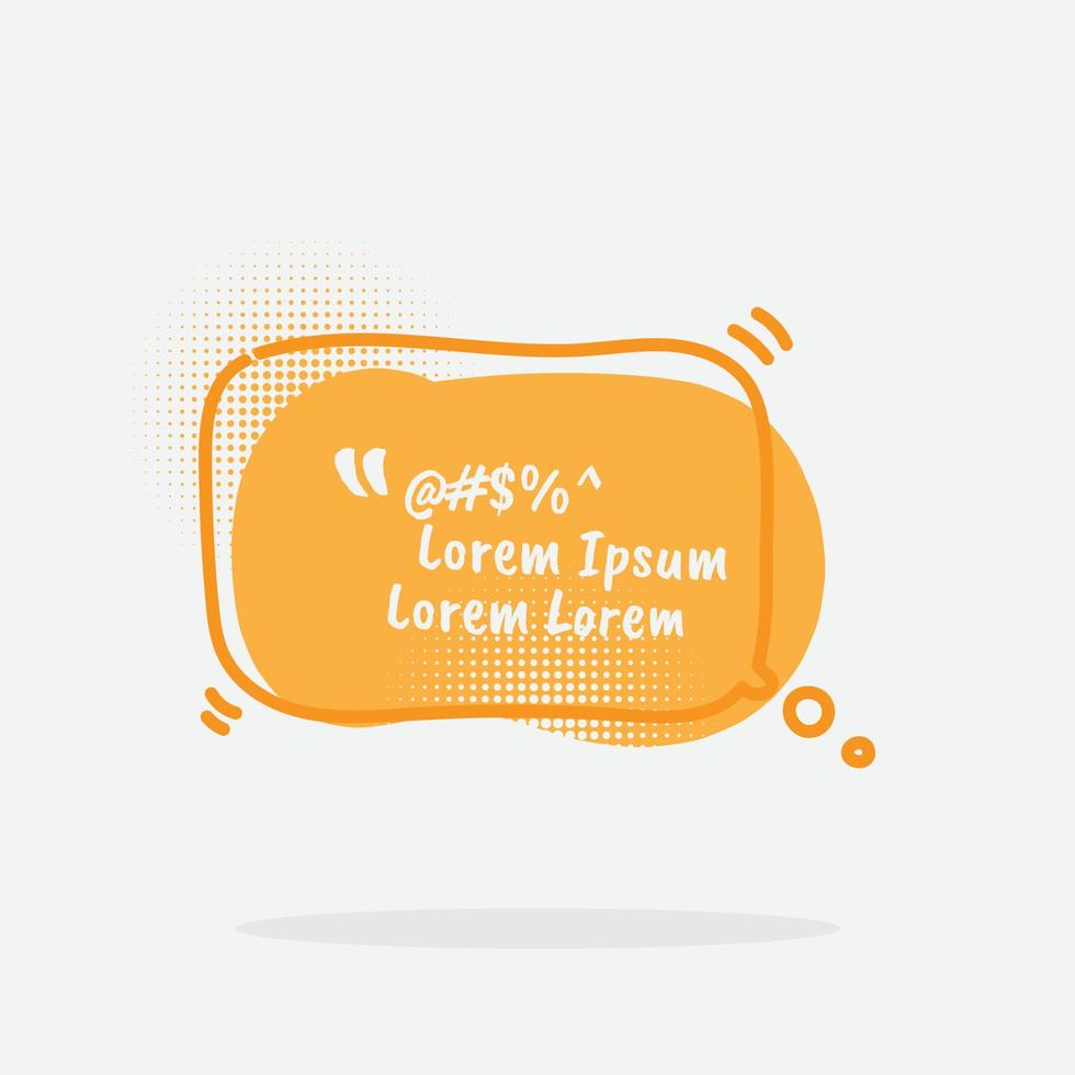 Vector of hand drawn color think and talk speech bubbles with message, greetings and dialog. Stickers. Isolated. Text Box. Message Box. Quote Box.