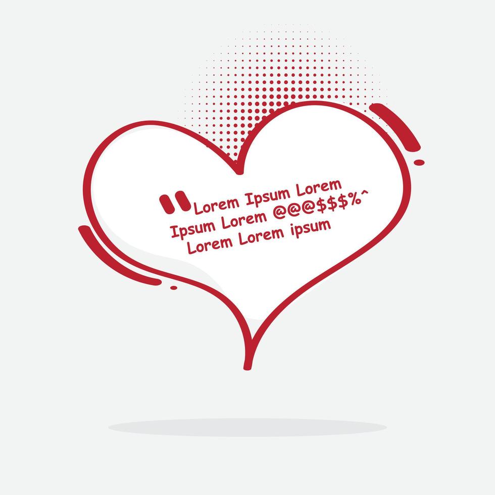 Retro cartoon speech bubble with halftone screen shadow template vector. Text Box. Talking Box. Message Box. Bubble Box. vector