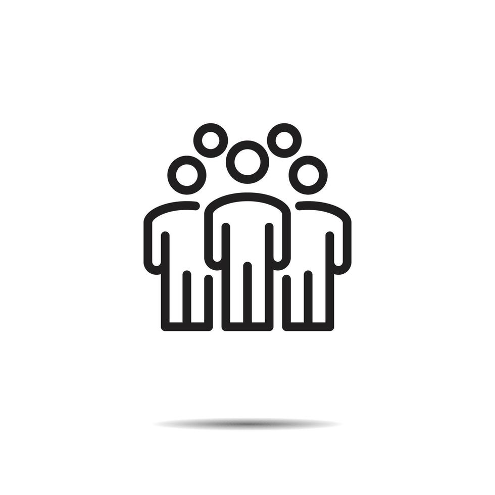 People Icon work group Team Vector