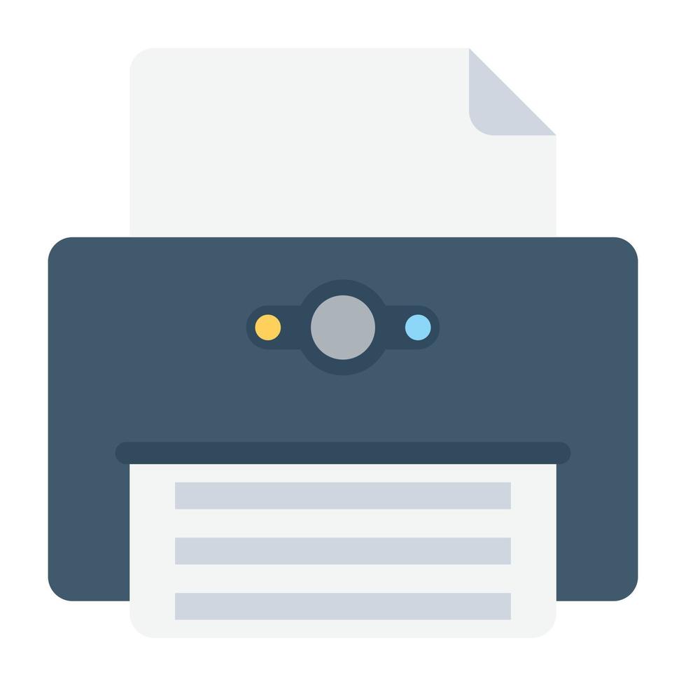 Trendy Printer Concepts vector