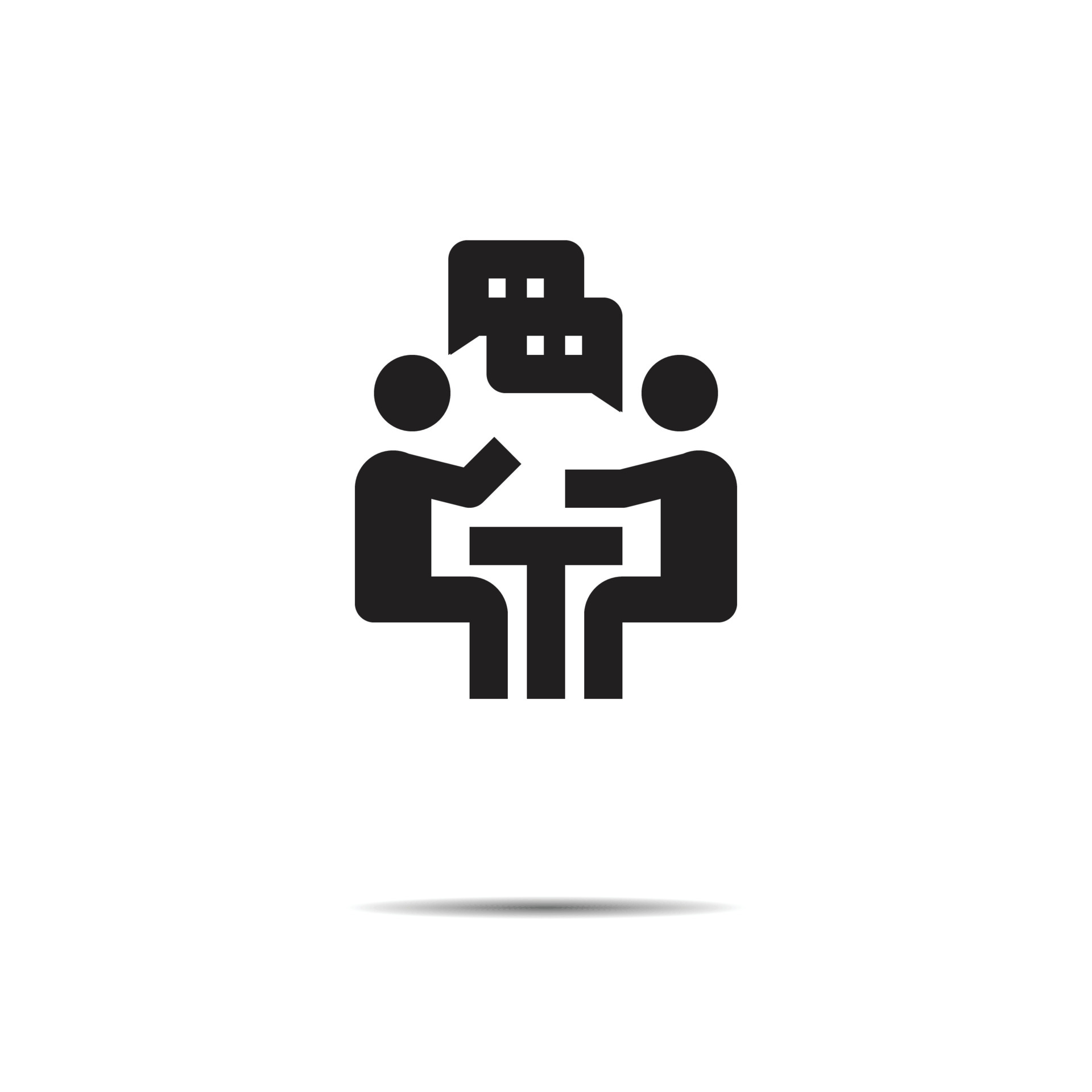 meeting icon business vector illustration 5359854 Vector Art at Vecteezy