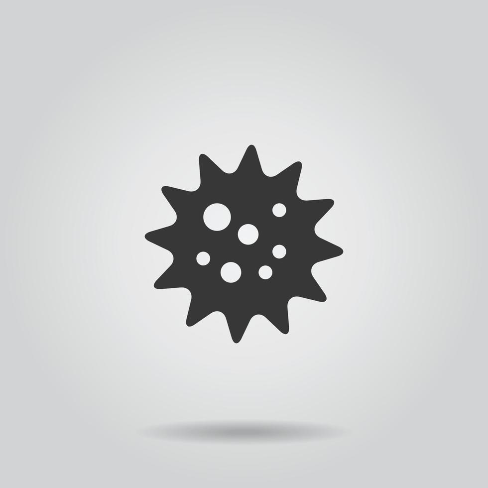 Virus Icon or Logo Vector illustration