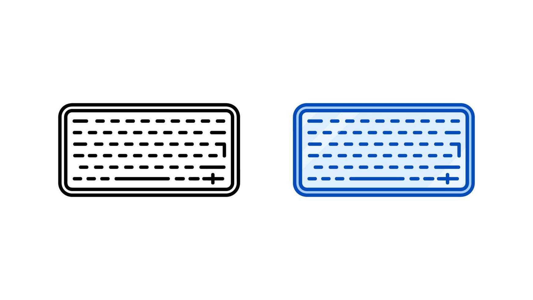 Computer keyboard icon set. Modern simple keyboard collection linear icon set ready as template. Download vector simple, colorful and linear keys keyboard. white background.