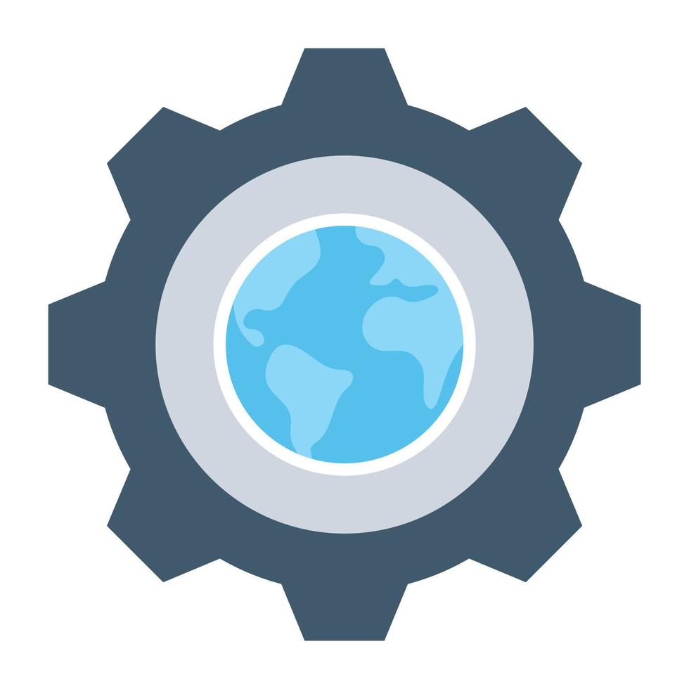 Trendy Globe Concepts vector