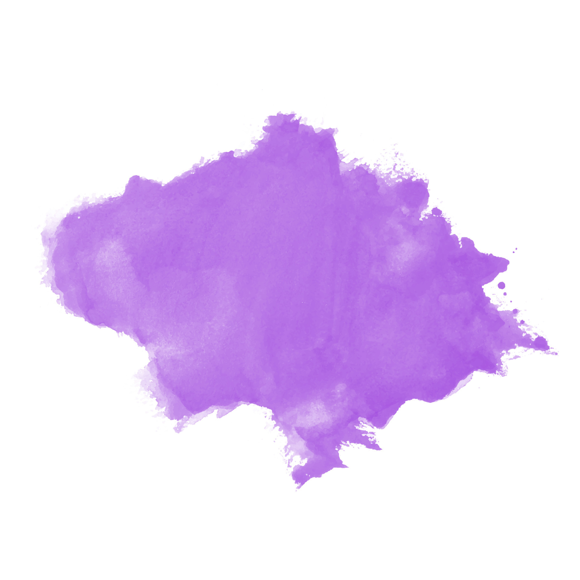 Abstract purple watercolor stain on white background 5360951 Vector Art ...