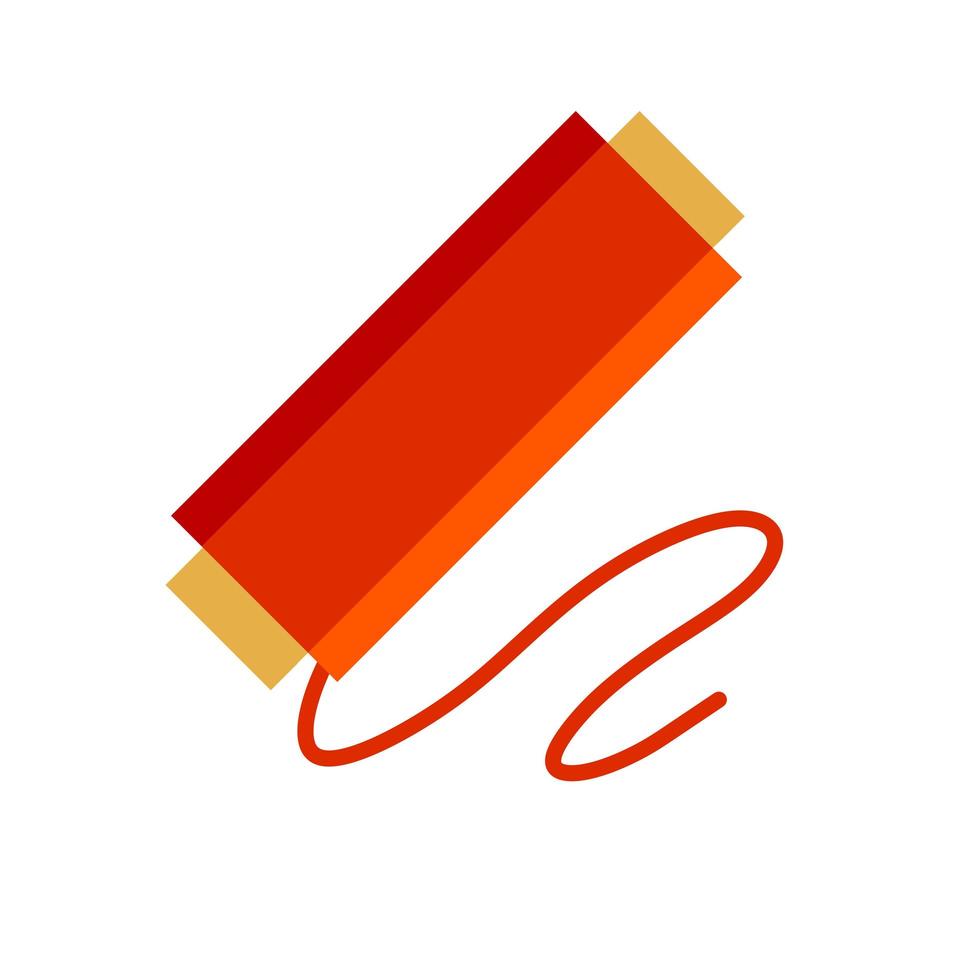 Spool of thread. Sewing tools and hobbies. vector