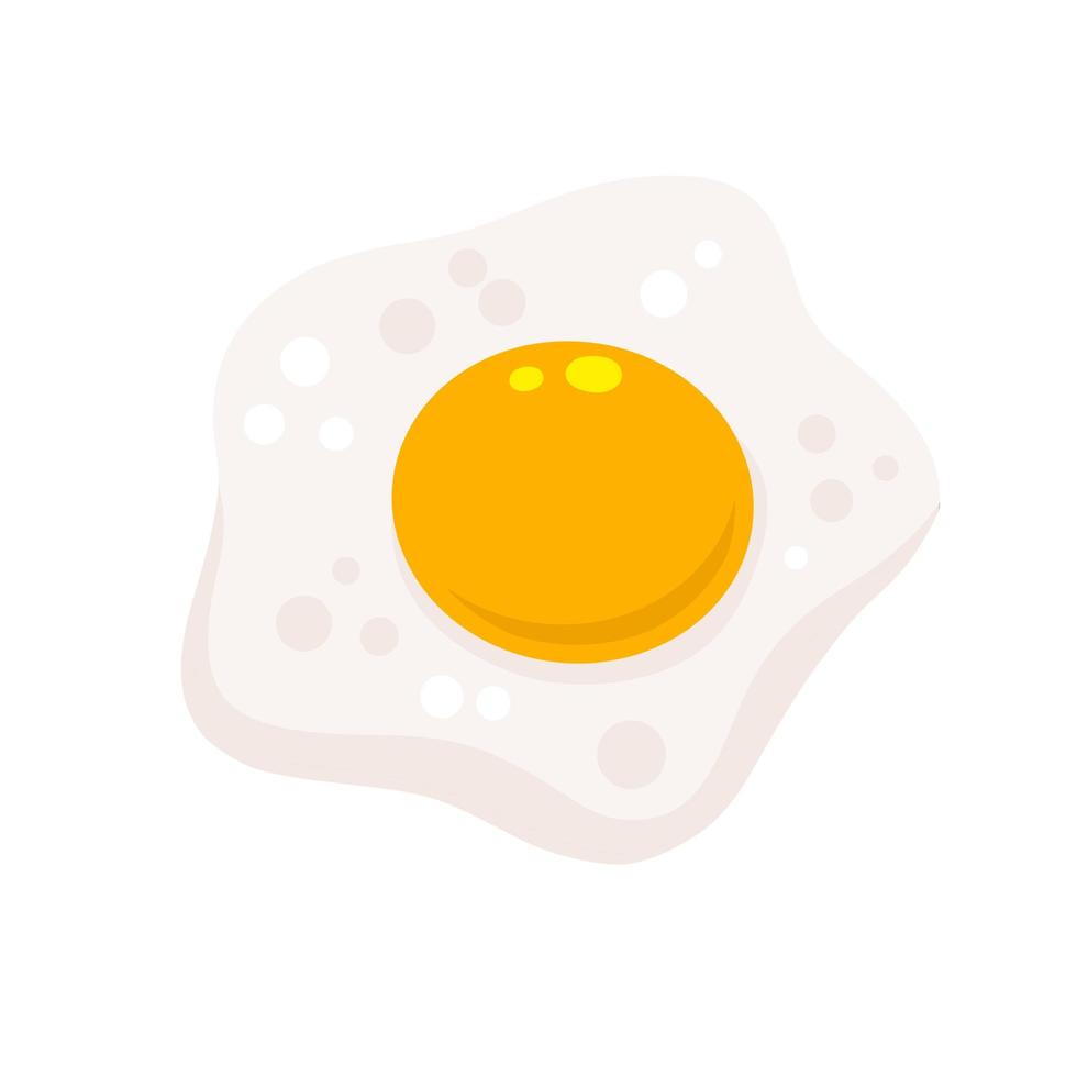 huevos revueltos. desayuno saludable vector