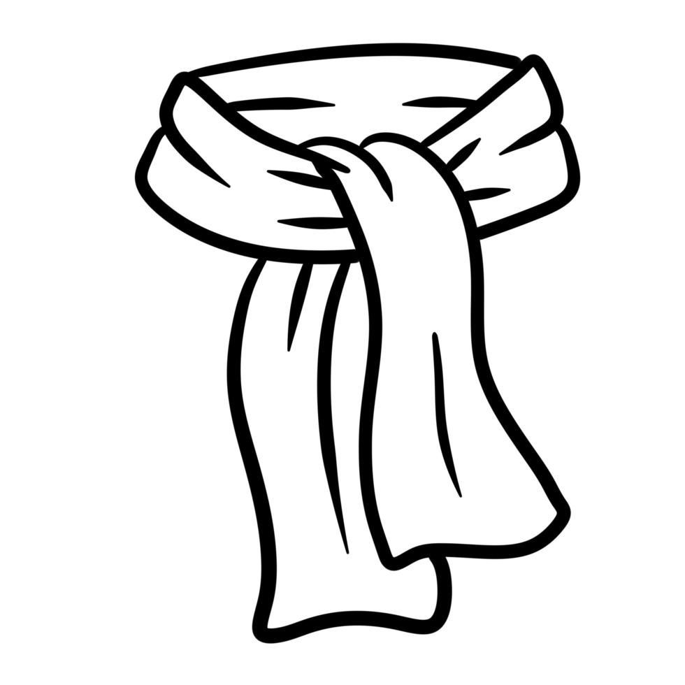 scarf-outline-vector-art-icons-and-graphics-for-free-download