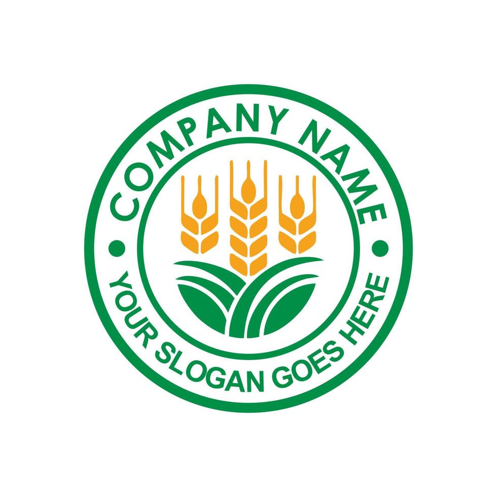 farm logo , environment logo vector