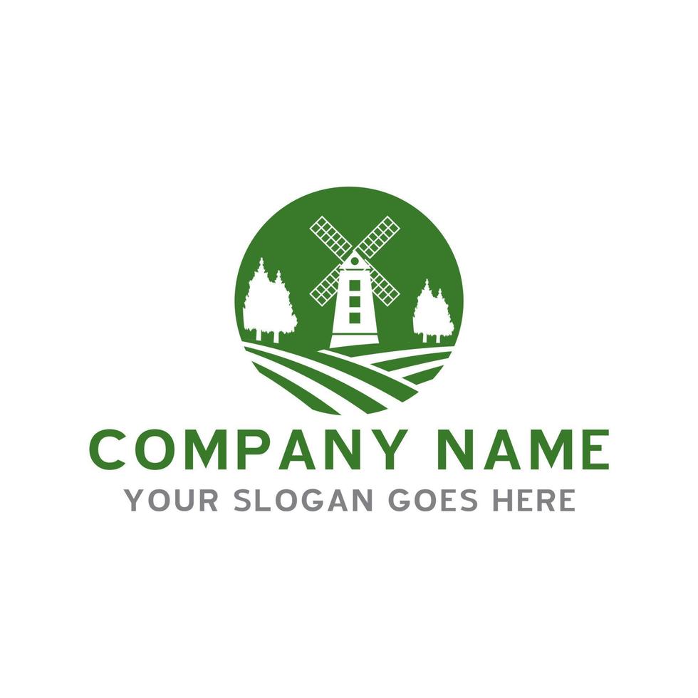 farm logo , agriculture logo vector