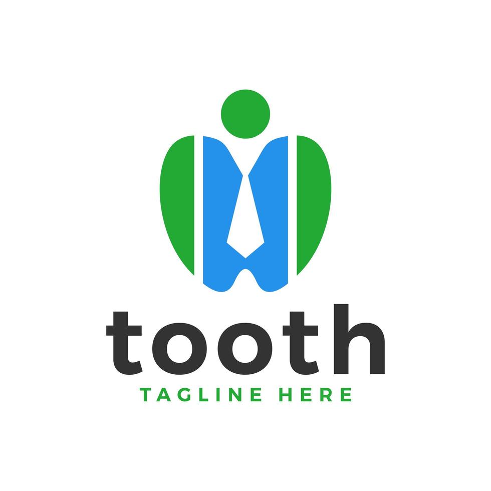 dental health staff inspiration illustration logo vector