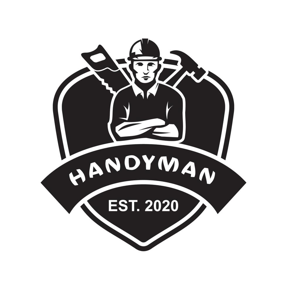 handyman logo , repairman logo vector