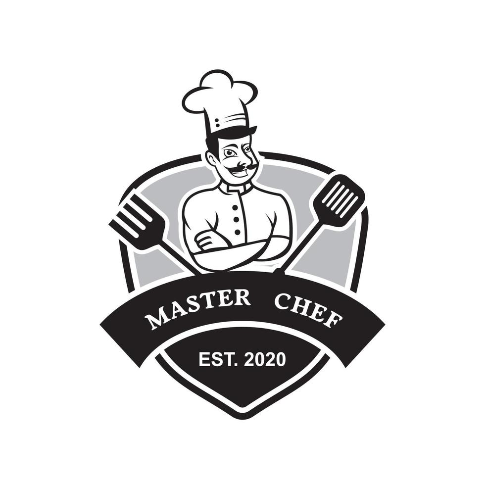 master chef logo , restaurant logo vector