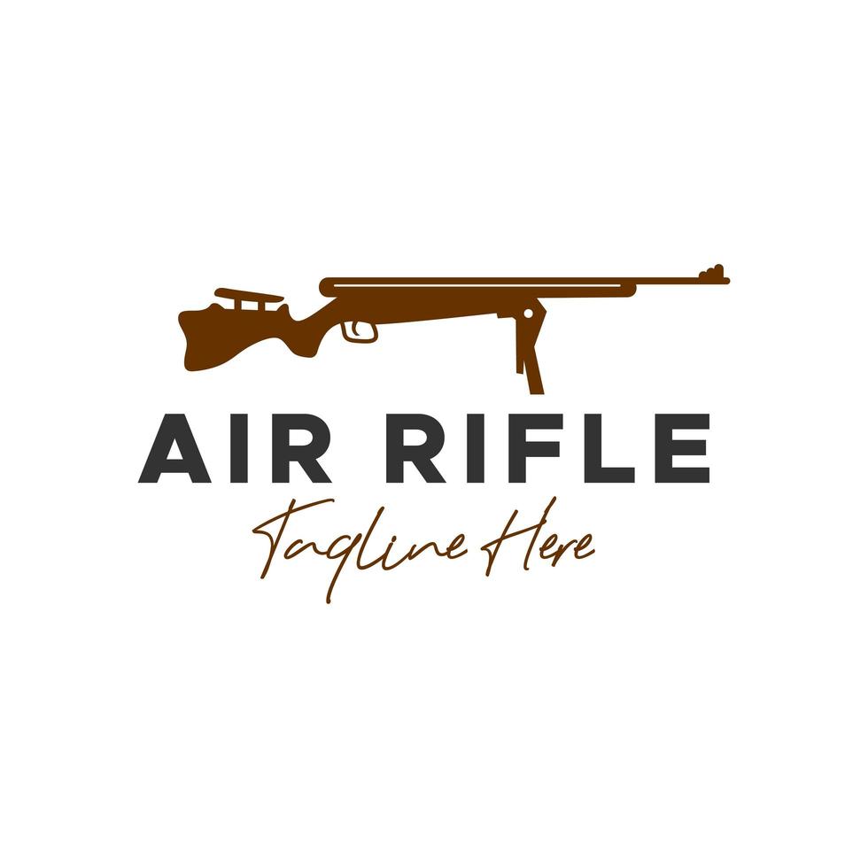air rifle inspiration illustration logo design vector
