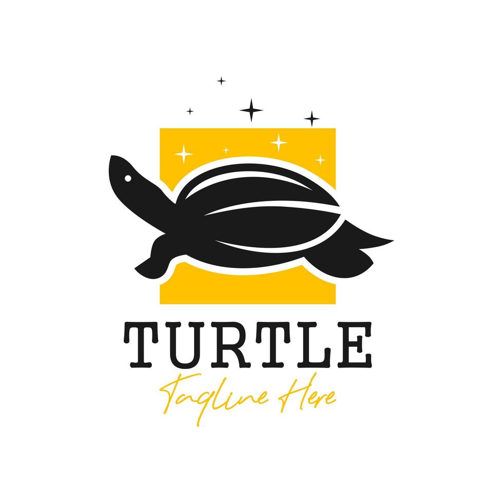 turtle animal inspiration illustration logo vector