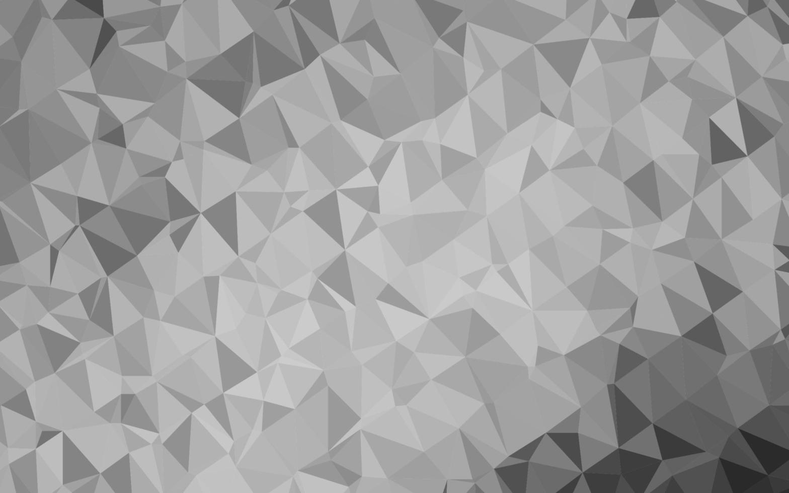 Light Silver, Gray vector polygon abstract layout.