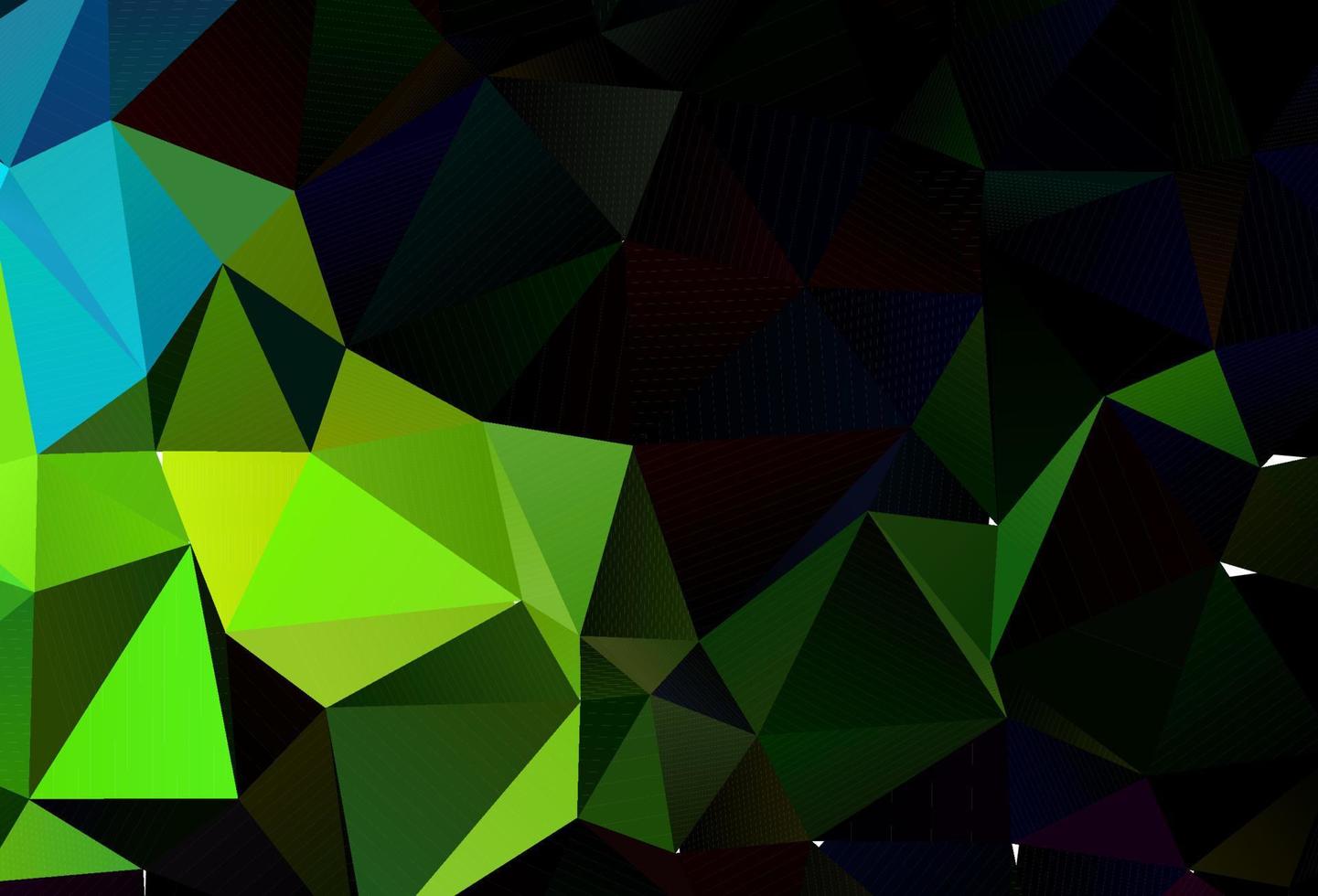 Light Blue, Yellow vector polygon abstract backdrop.