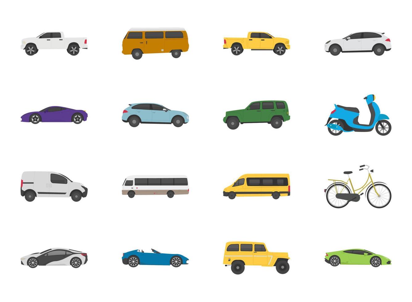 Urban Transportation Concepts vector