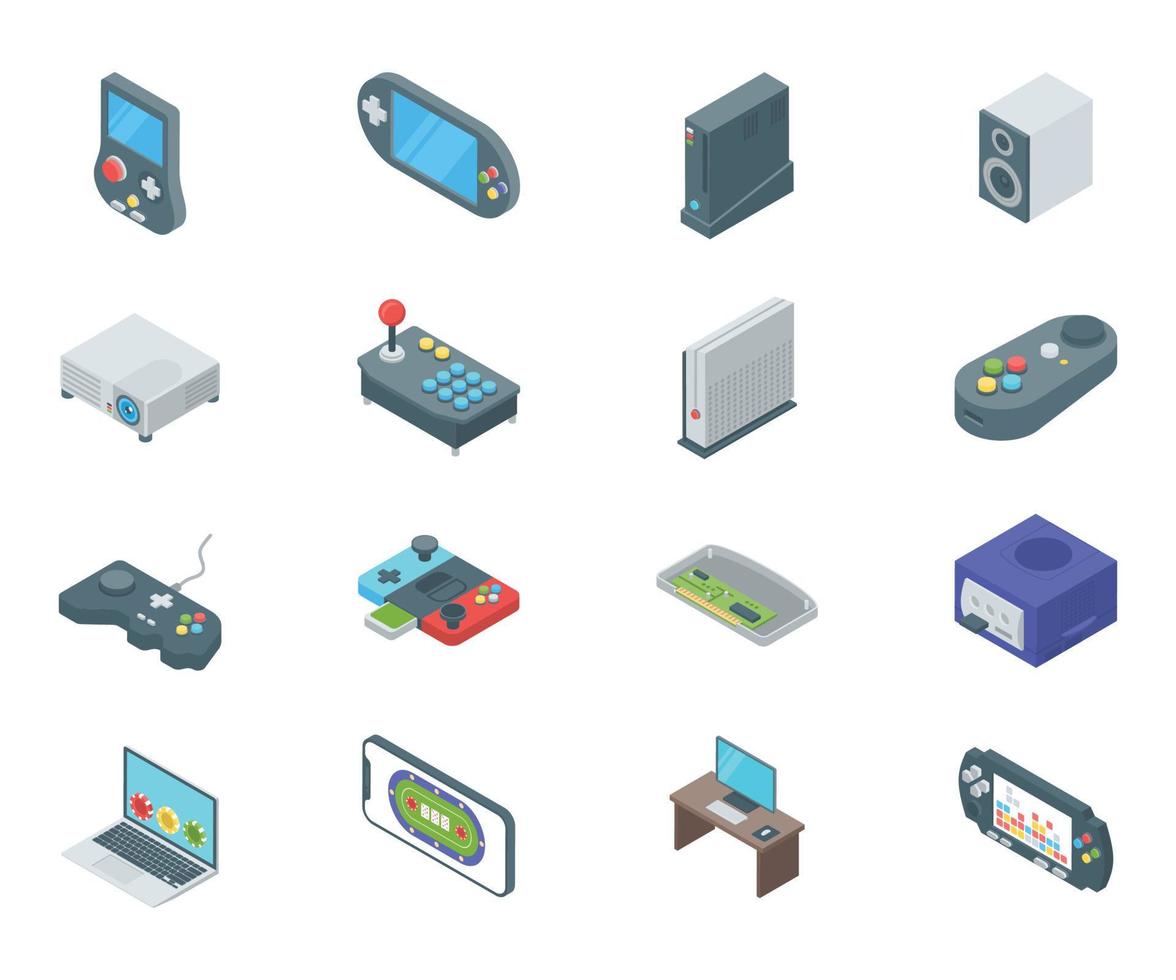 Game Consoles Concepts vector
