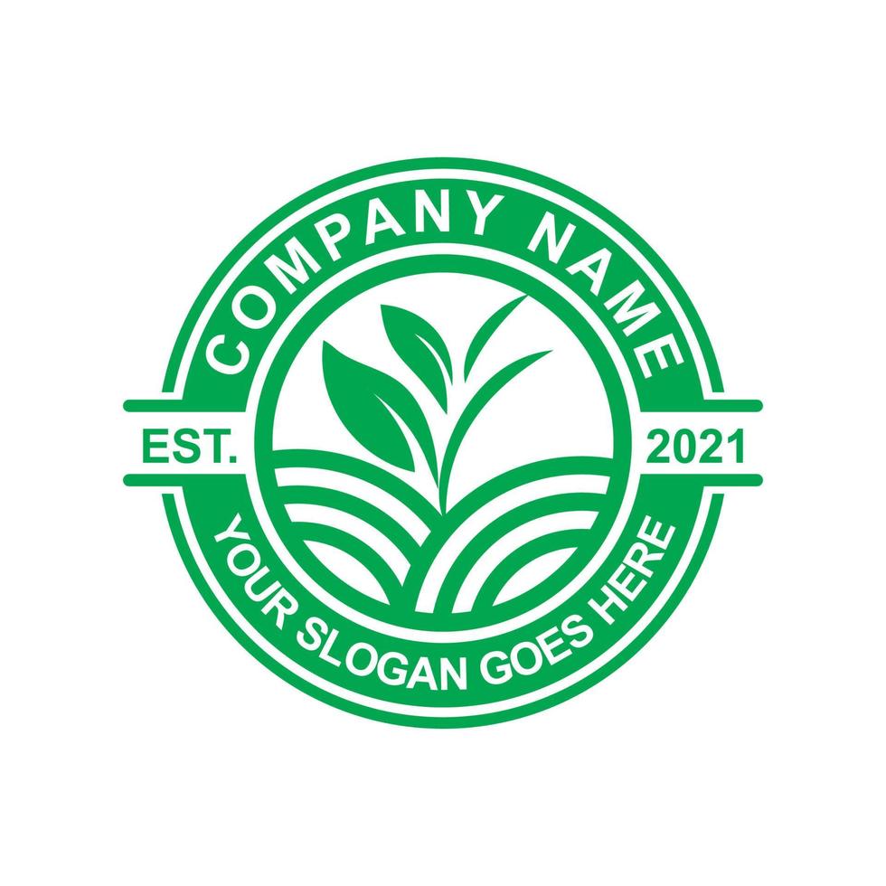 agriculture logo , natural logo vector