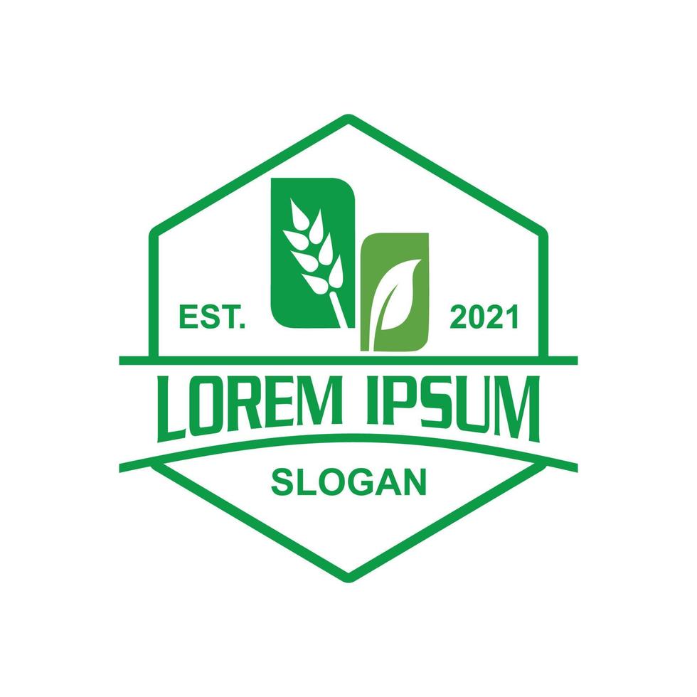 farm logo , environment logo vector