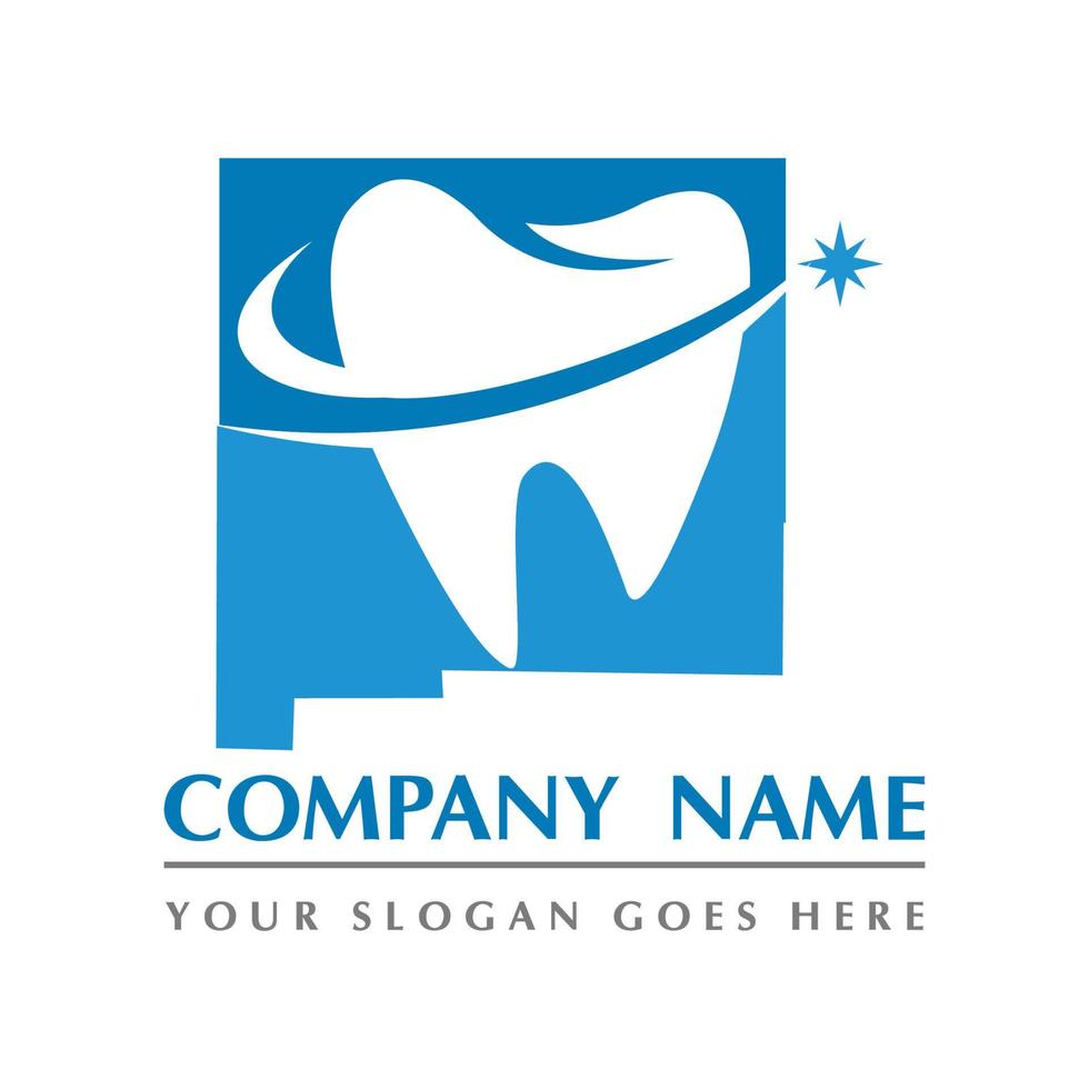 vector dental, logotipo abstracto dental de ohio