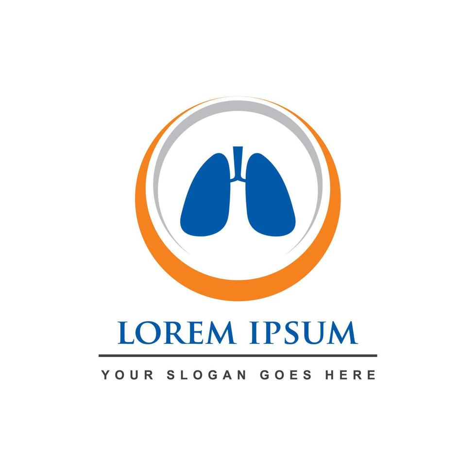 LUNG LOGO , ORGAN LOGO VECTOR