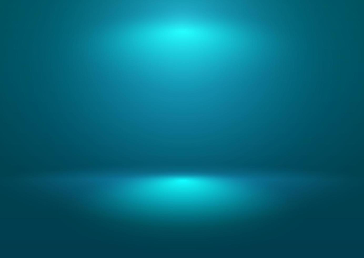 Abstract Frash light shining on the blue background with gradient blur. Picture can be used as an illustration, product advertising background image, template, backdrop and the design of the designer. vector