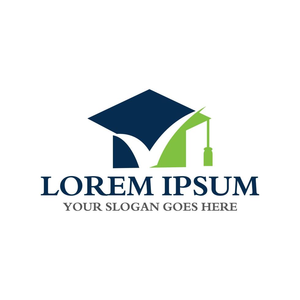 education check logo , university logo vector