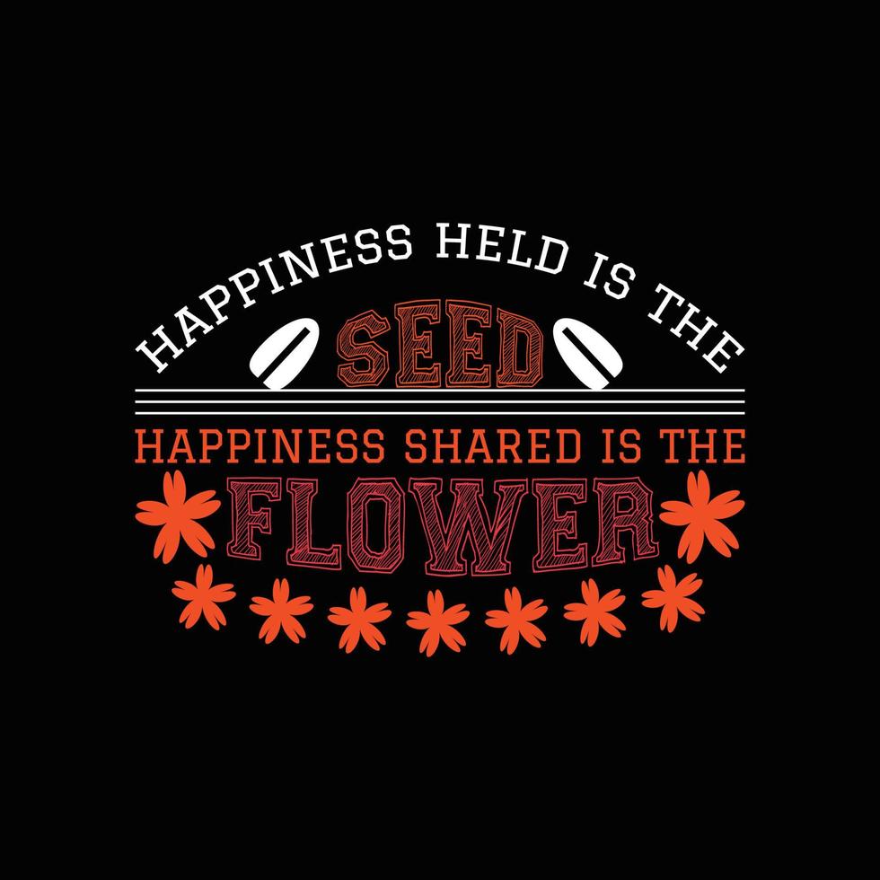 Flower T Shirt Design vector