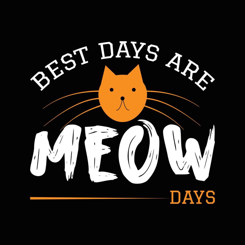 Cat T Shirt Design vector