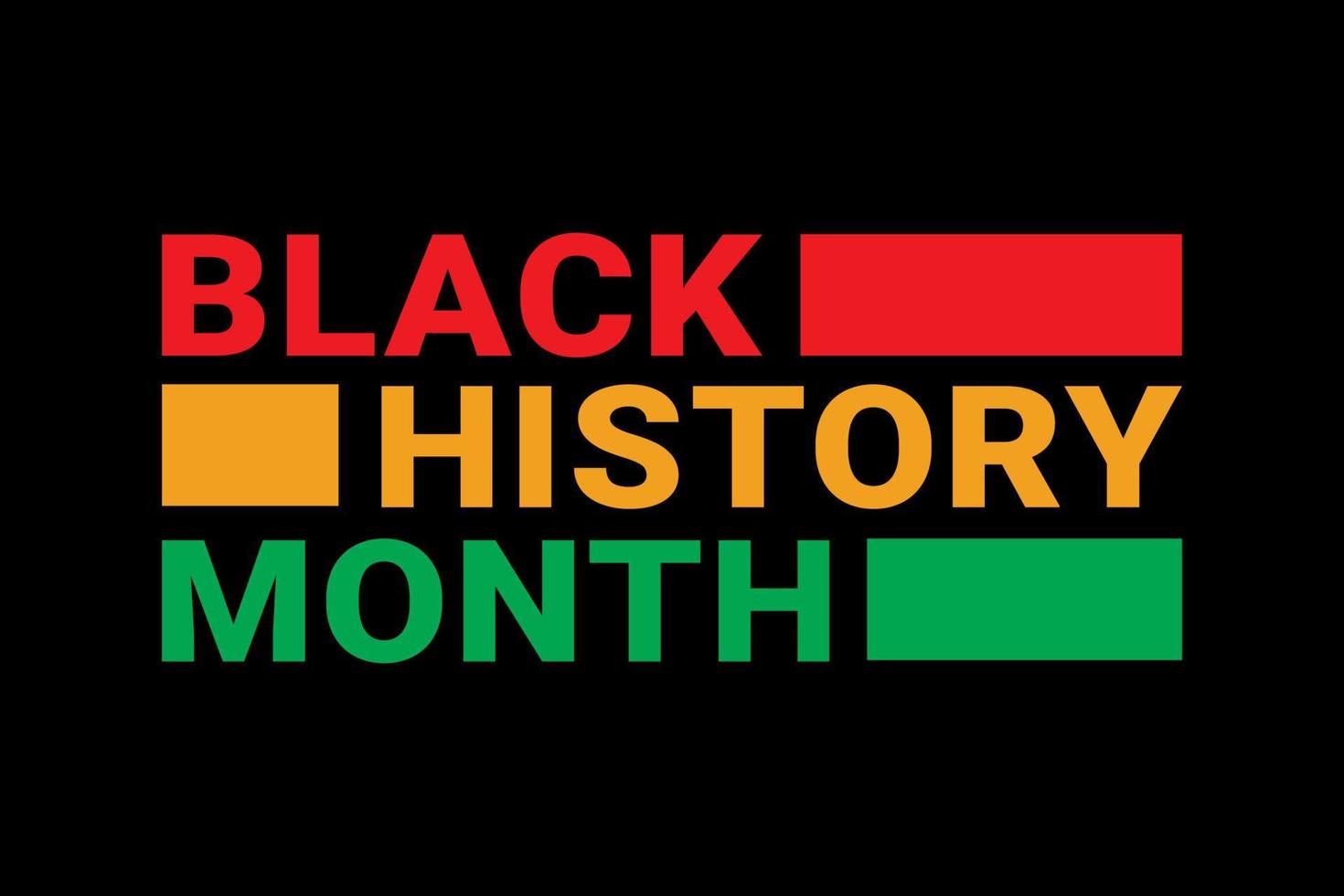 vector graphic of Black History Month