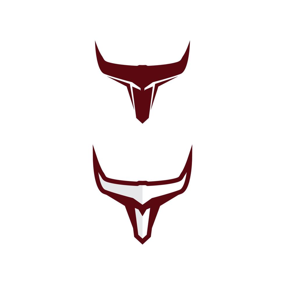 toro cabeza de búfalo vaca animal mascota diseño de logotipo vector para deporte cuerno búfalo animal mamíferos cabeza logo salvaje matador