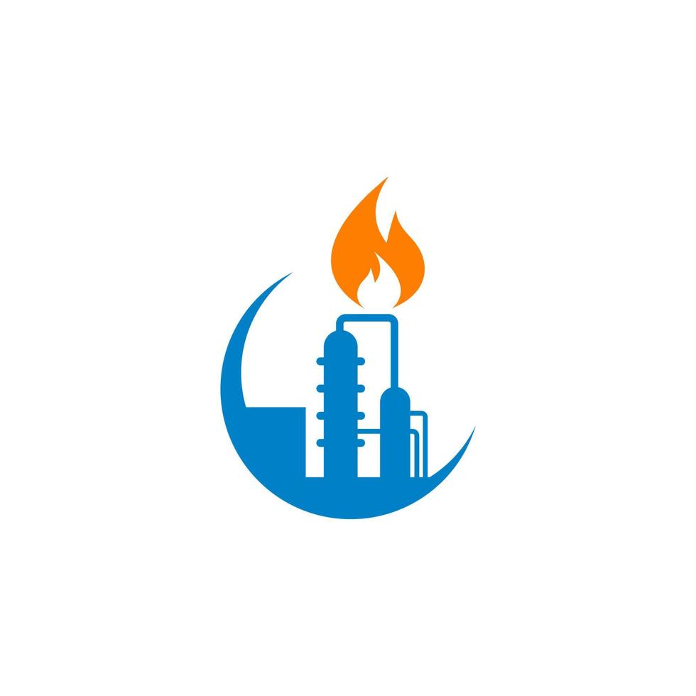 Gas And Oil Vector , Industry Logo Vector
