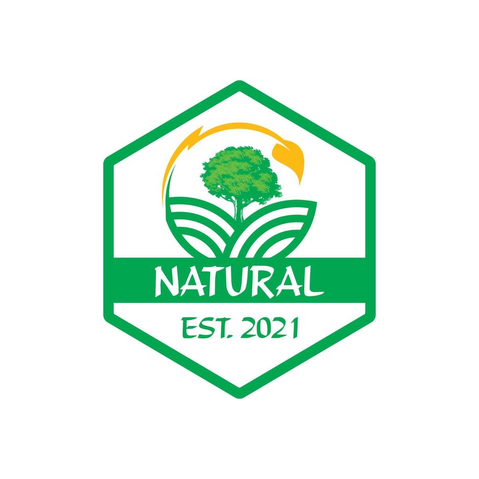 agriculture logo , natural logo vector