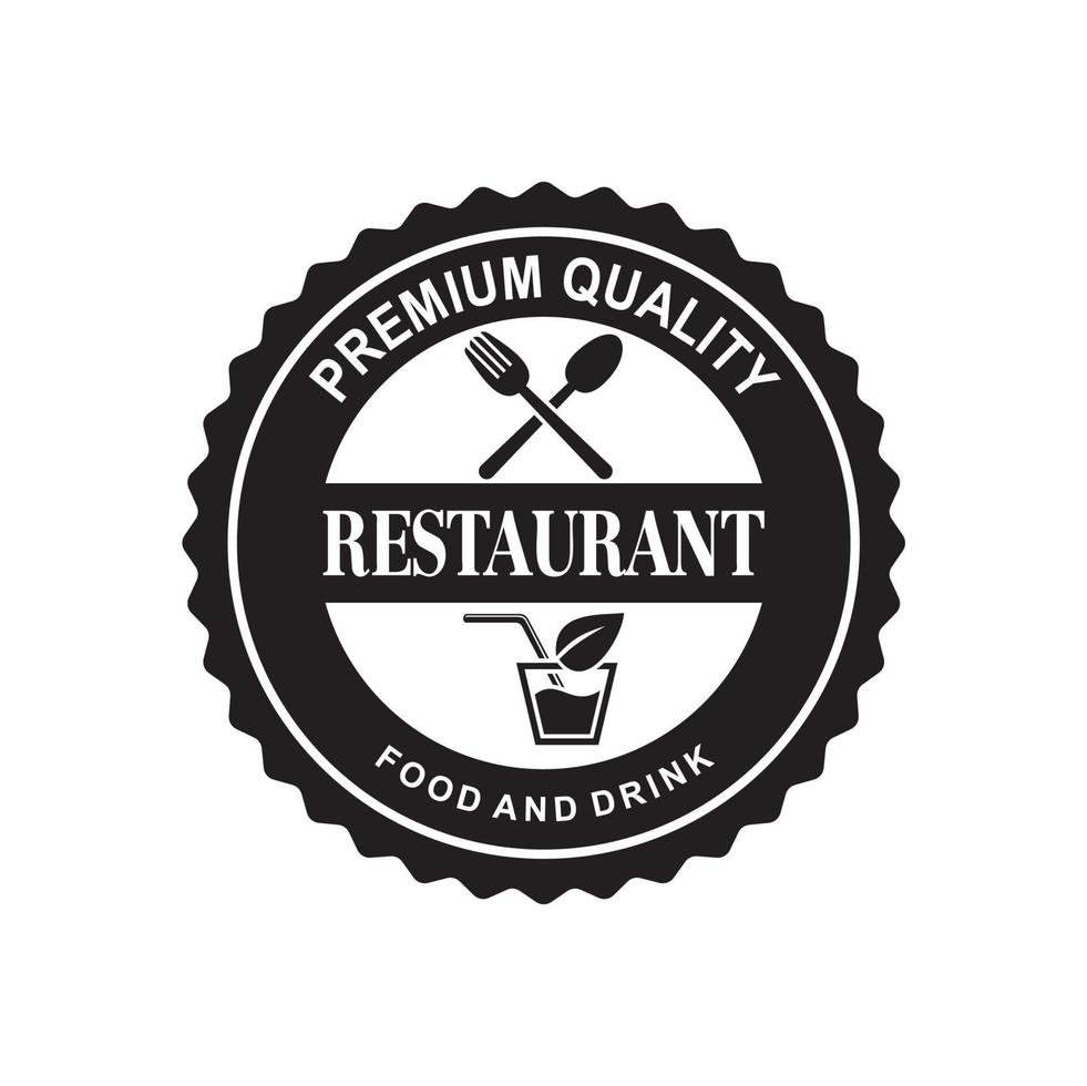 vector de restaurante, vector de logotipo de comida