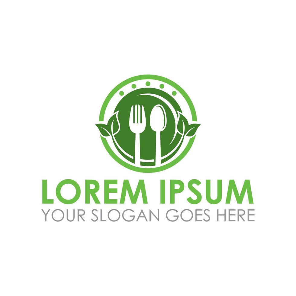 nature food vector , restaurant logo