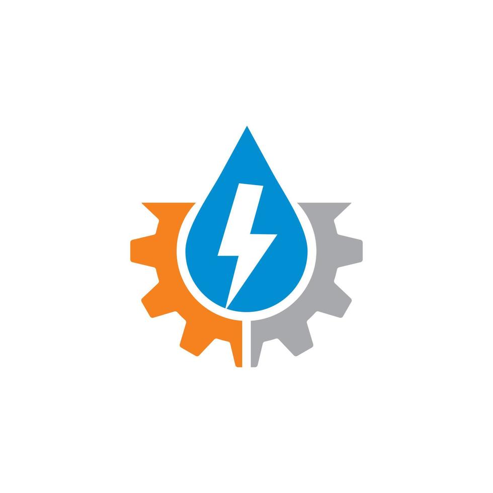 logotipo de energía, vector de logotipo de la industria