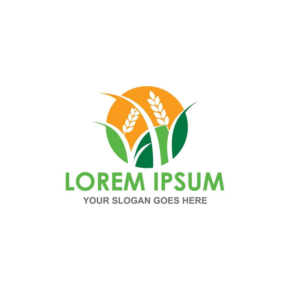 agriculture vector , nature logo vector